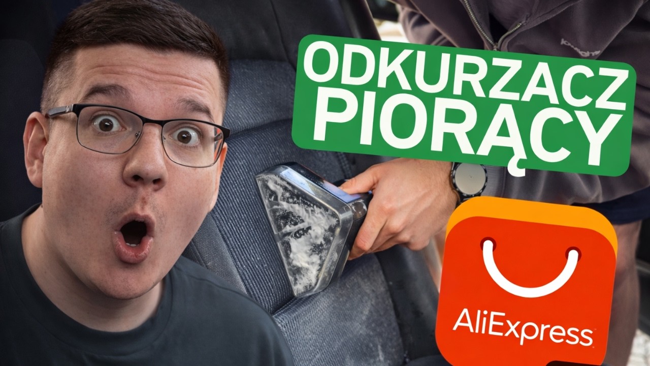 Odkurzacz piorący z AliExpress za 400 zł &ndash; Lepszy od poprzednika? (TEST)