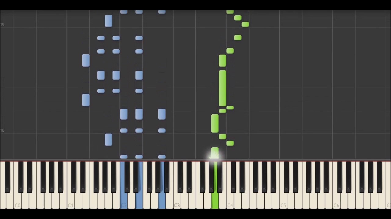 Yann Tiersen - Le Banquet (Synthesia Tutorial)
