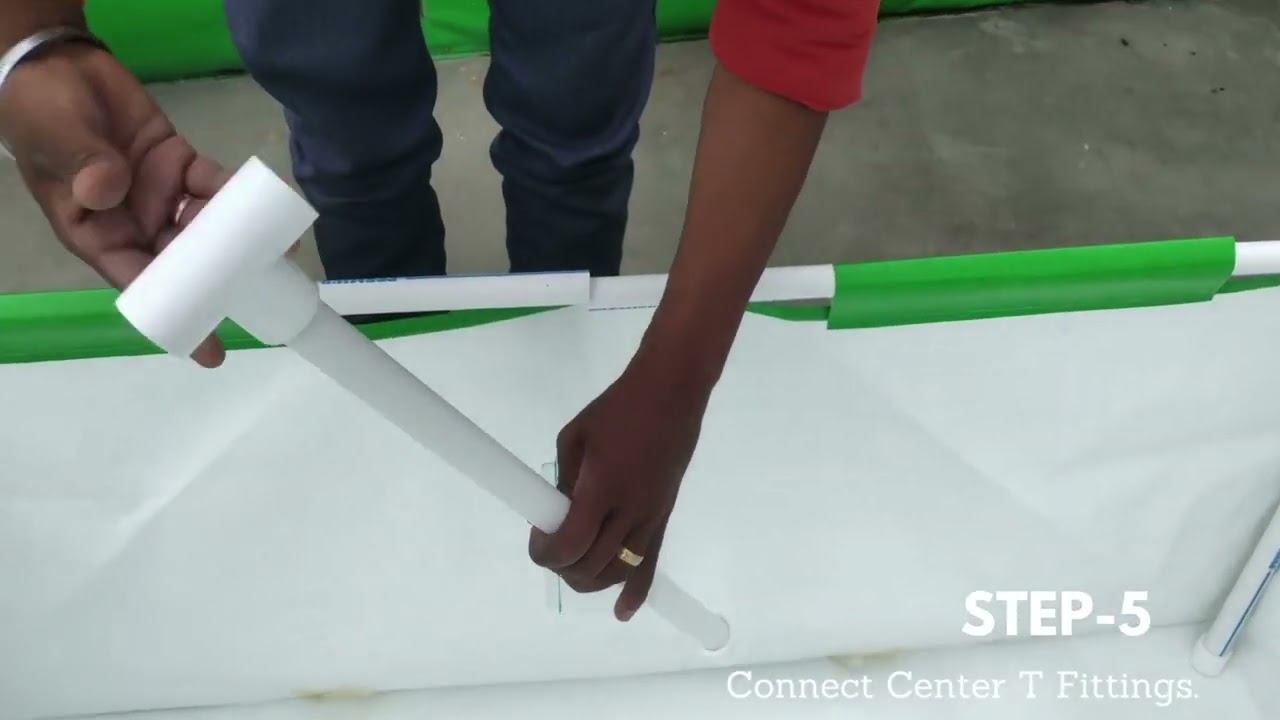 Rectangular Grow Bag With PVC Installation