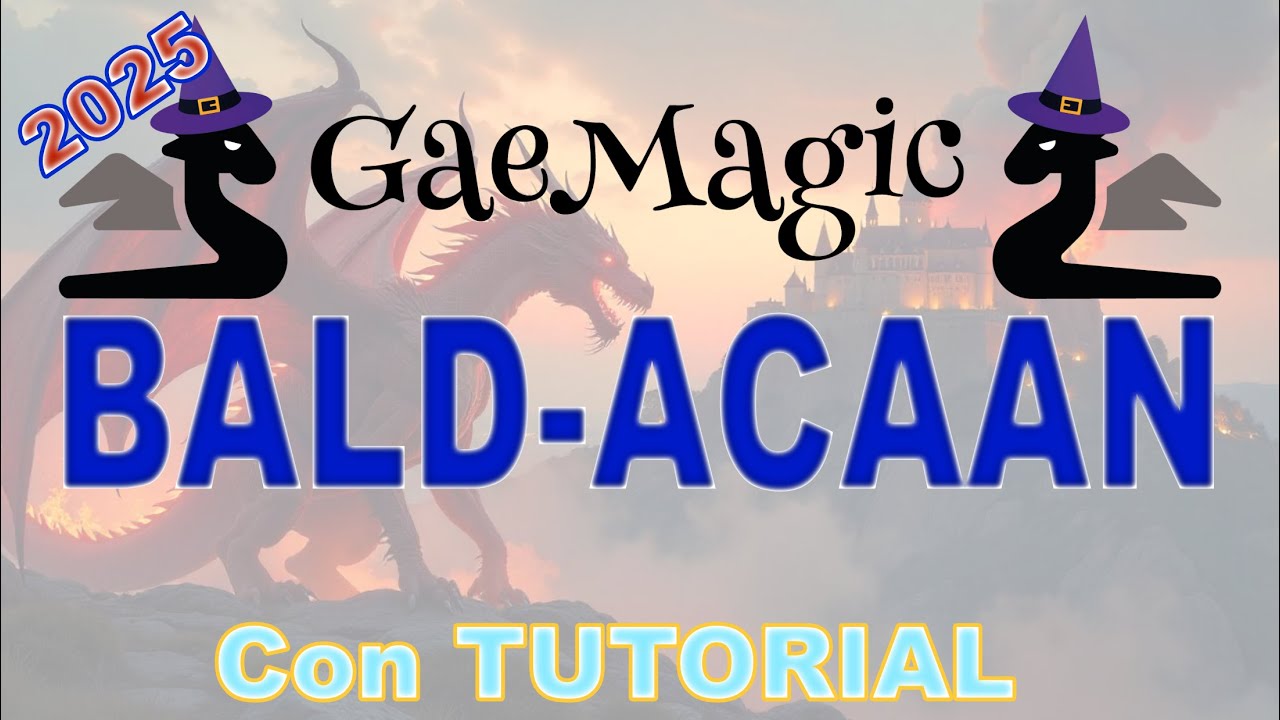 BALD ACAAN  con #tutorial 