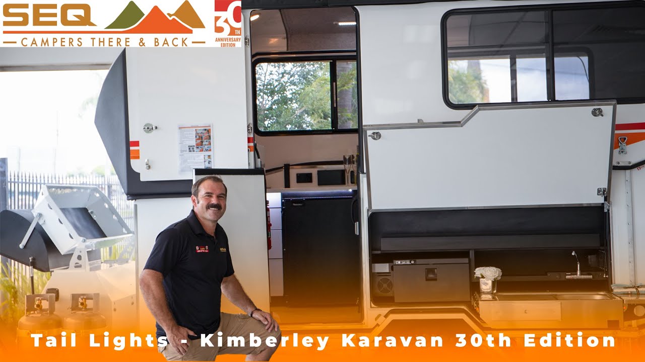 Tail Lights & Brake Lights On Your Kimberley Karavan 30th Edition - SEQ Campers