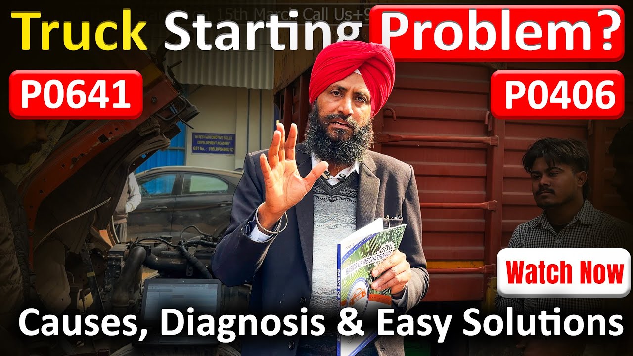Truck Starting Problem | Causes, Diagnosis & Easy Solutions  #TruckRepair #TruckDiagnosis