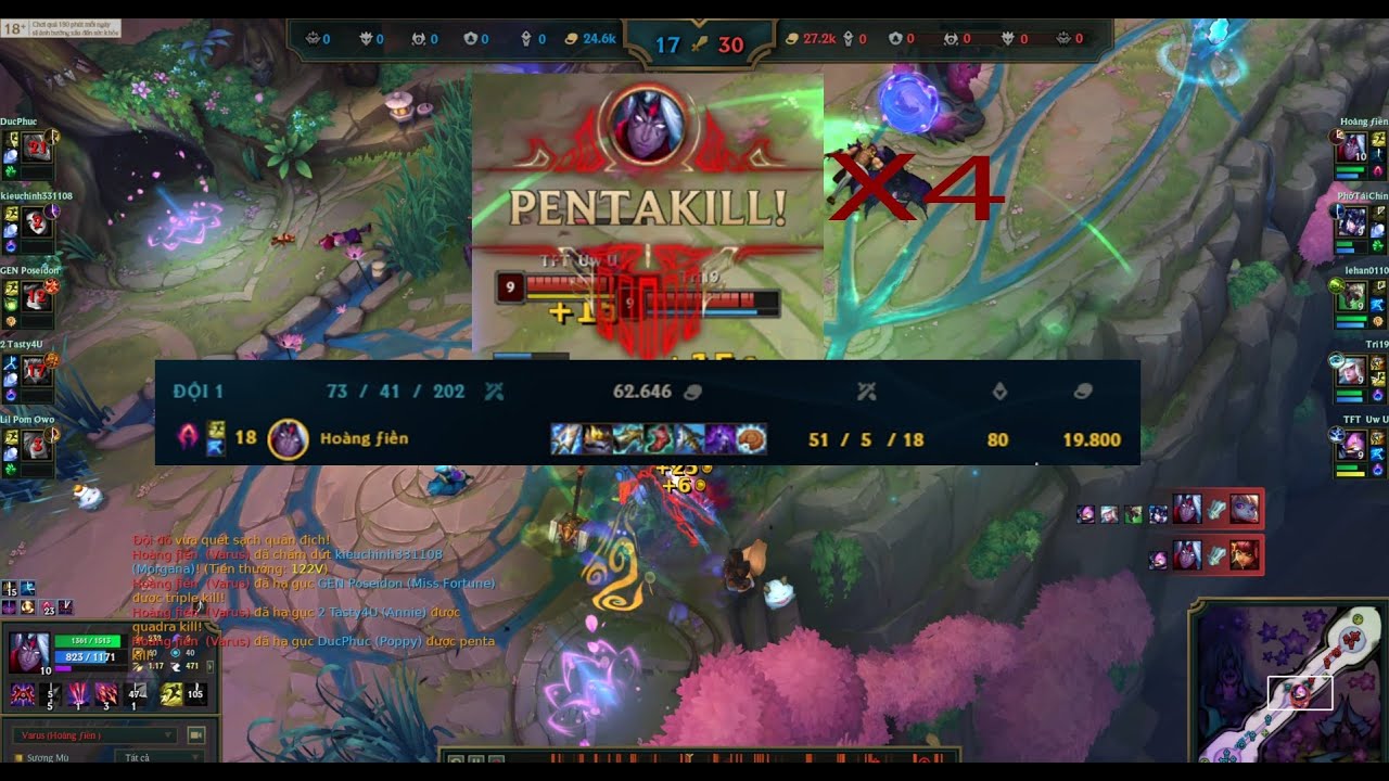Varus ARAM | 4x Pentakill
