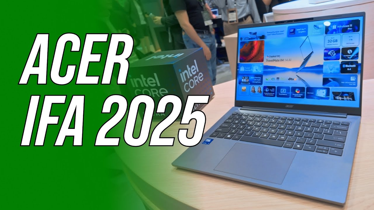 Acer a IFA 2025: AI PC per tutti, dai Chromebook al gaming