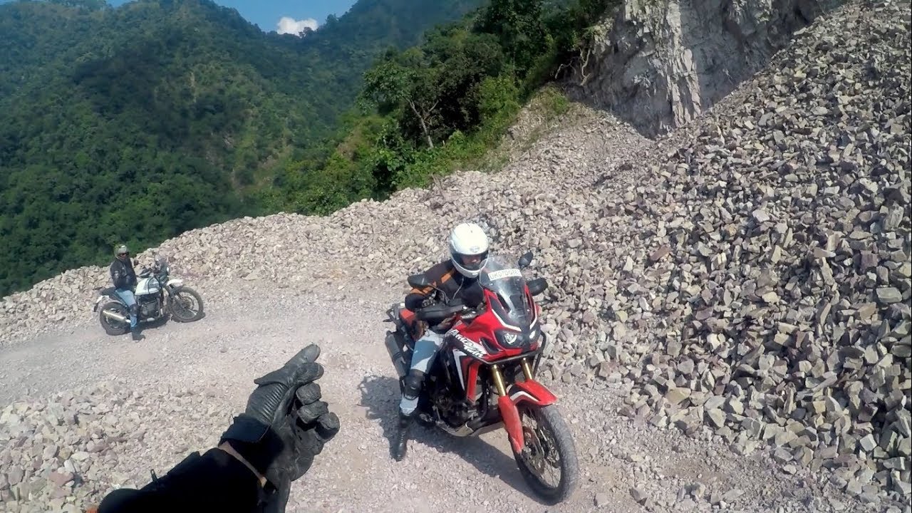 RE Himalayan adventures - Day with learner friends on Himalayan and Africa Twin