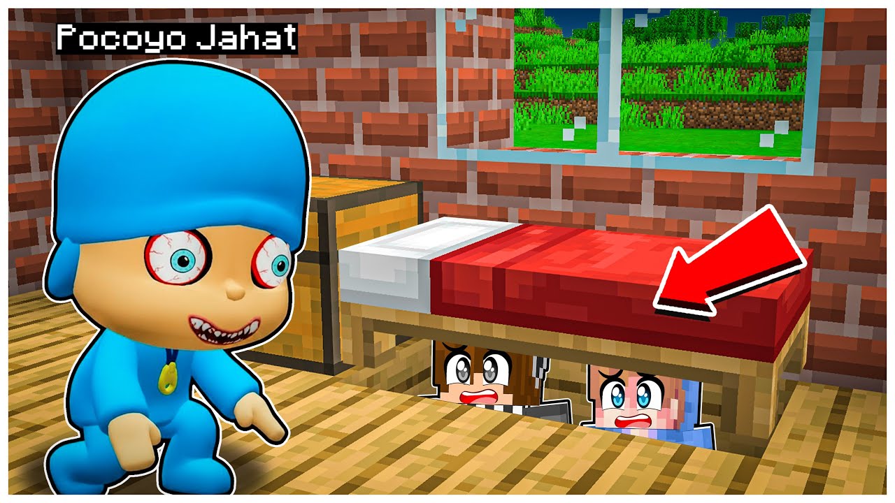 FRANZ & JOJO SEMBUNYI DI BAWAH TANAH DARI BOCIL POCOYO JAHAT di MINECRAFT