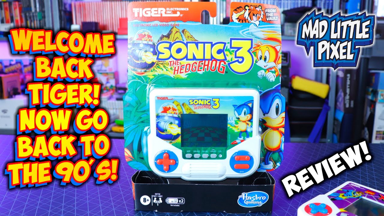 Sonic The Hedgehog 3 Gets Re-Released! As A 2020 Reissue Of A Tiger Electronics Handheld!  Review!!!
