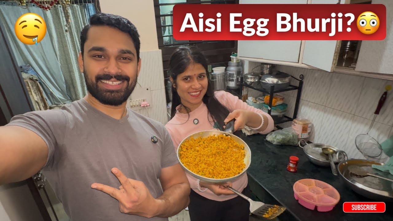 Iss Tarike se Egg Bhurji Koi Nahi Banata 😳 | Wife ki Unique Recipe | Chetan Fitness Life