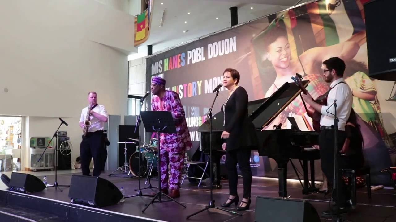 Gbubemi Amas with IFY IWOBI BAND  BLACK HISTORY MONTH 2016 WMC Cardiff