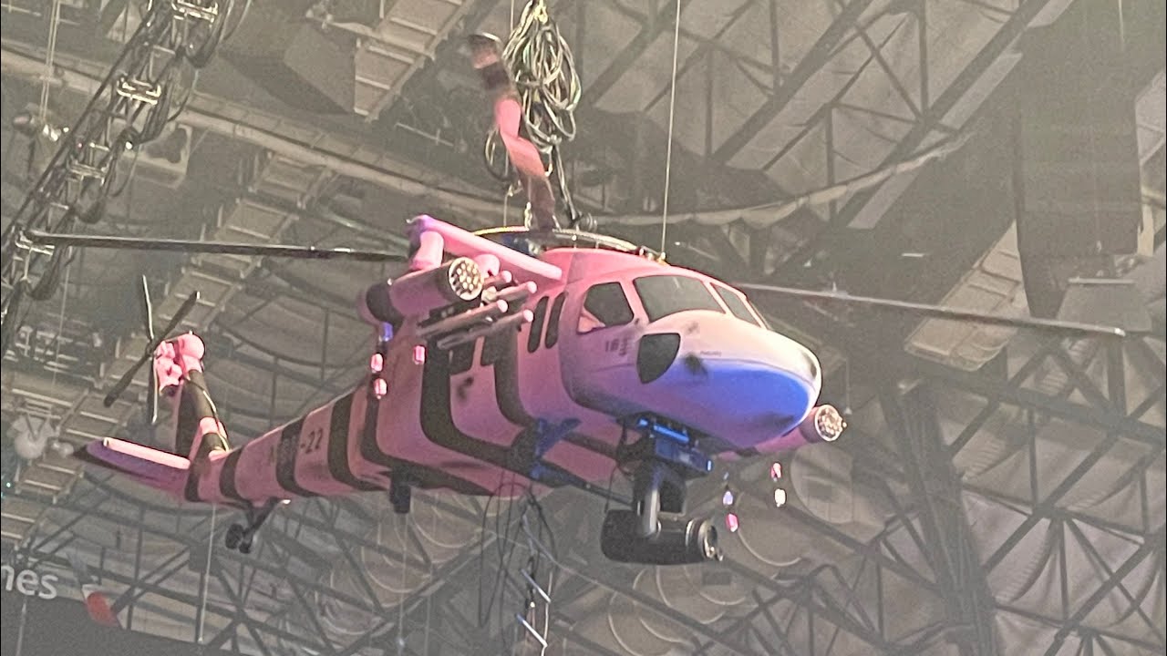 MGK Live in Dallas - Helicopter Entrance