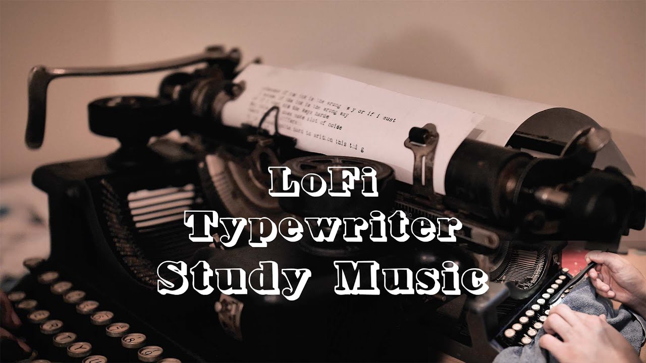 LoFi Chill Study Beats | Typewriter Music | Woodstock Typewriter 1923