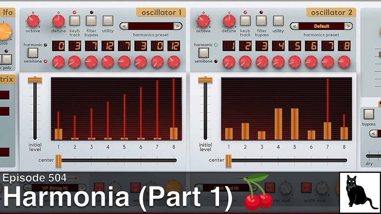Cherry Audio Harmonia Part 1: Harmonic Interpolated Scanning Oscillator