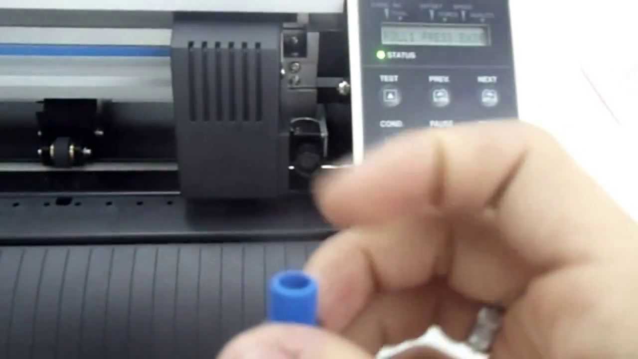 COMO AJUSTAR A LAMINA DA GRAPHTEC CE5000