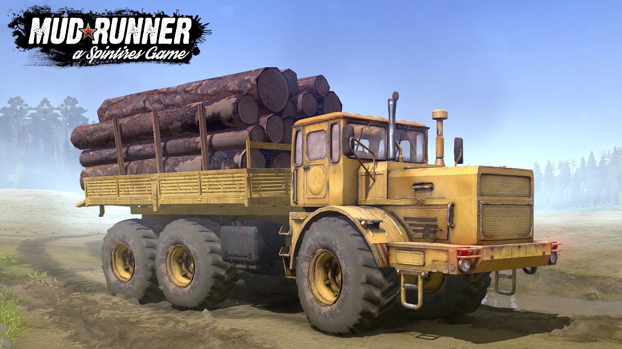 Kirovets K-701-T-TTB 1 Tractor 6x6 Transports Logs Spintires MudRunner