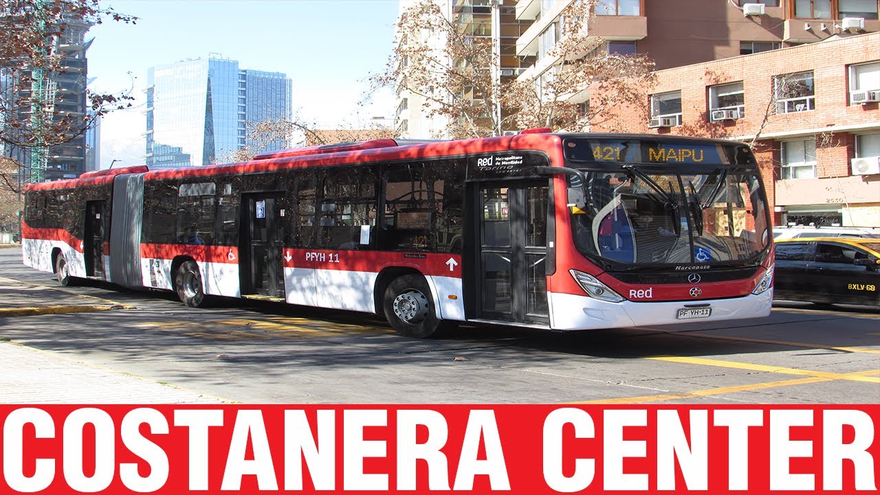 Movimiento de Buses en Costanera Center