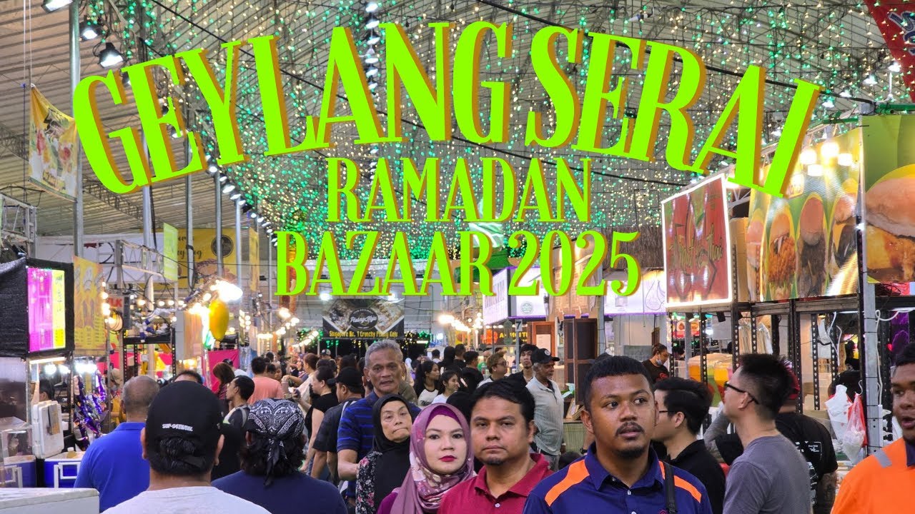 GEYLANG SERAI RAMADAN BAZAAR 2025!🇸🇬SINGAPORE'S BIGGEST RAMADAN BAZAAR! 🌟🌙🍴
