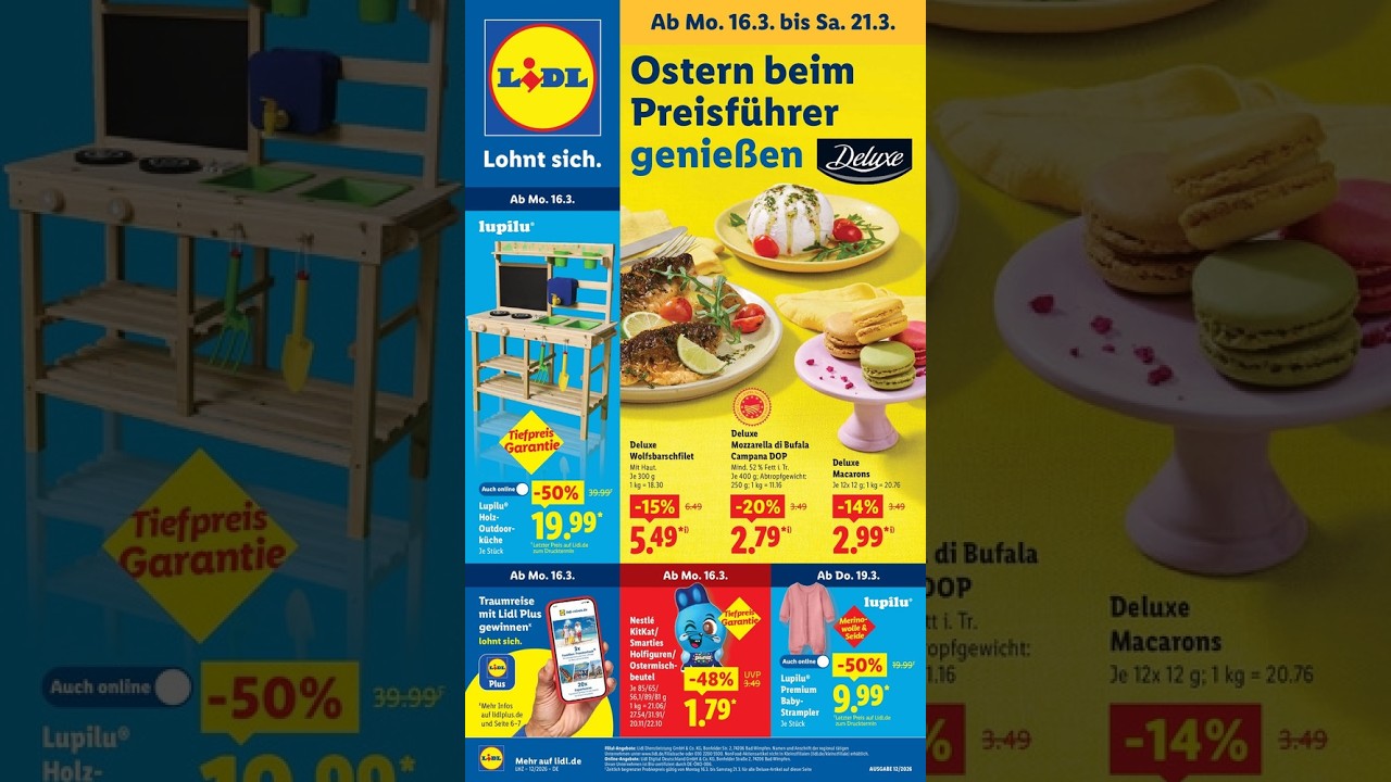 Lidl Prospekt Angebote ab 16.03.2026