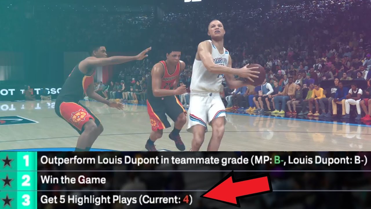 NBA 2K26 - Get 5 Highlight Plays (Out of Bounds Quest)