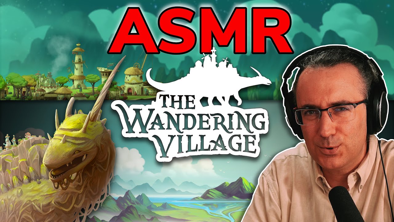 ASMR Let’s Play | Construisons un Village errant et Relax : The Wandering Village | Chuchoté | 4K