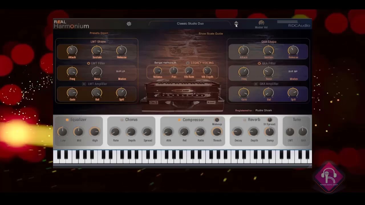 Real Harmonium Sound & Presets Demo | AU VST3 Download | #rdgaudio