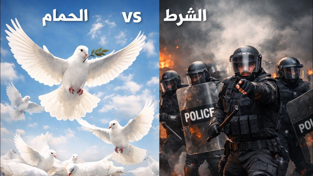 الحمام vsشرط