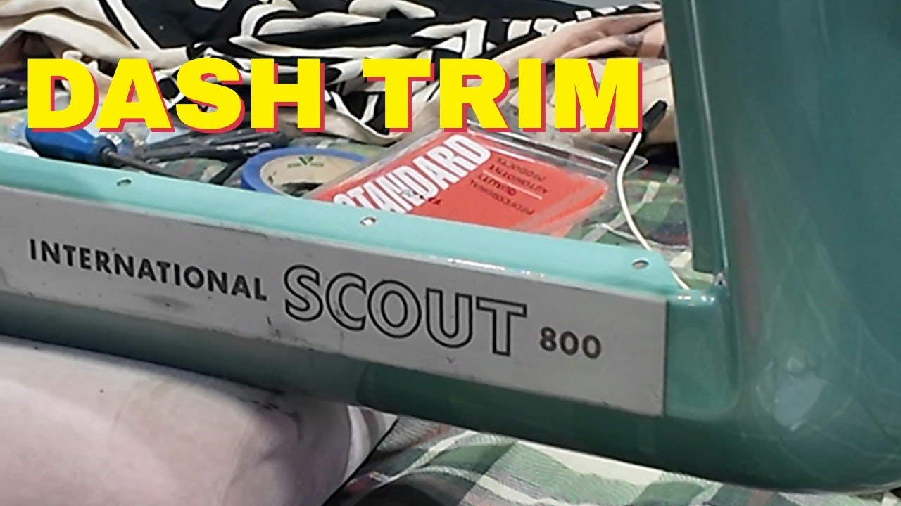Scout Restoration Yukon: Dash Trim