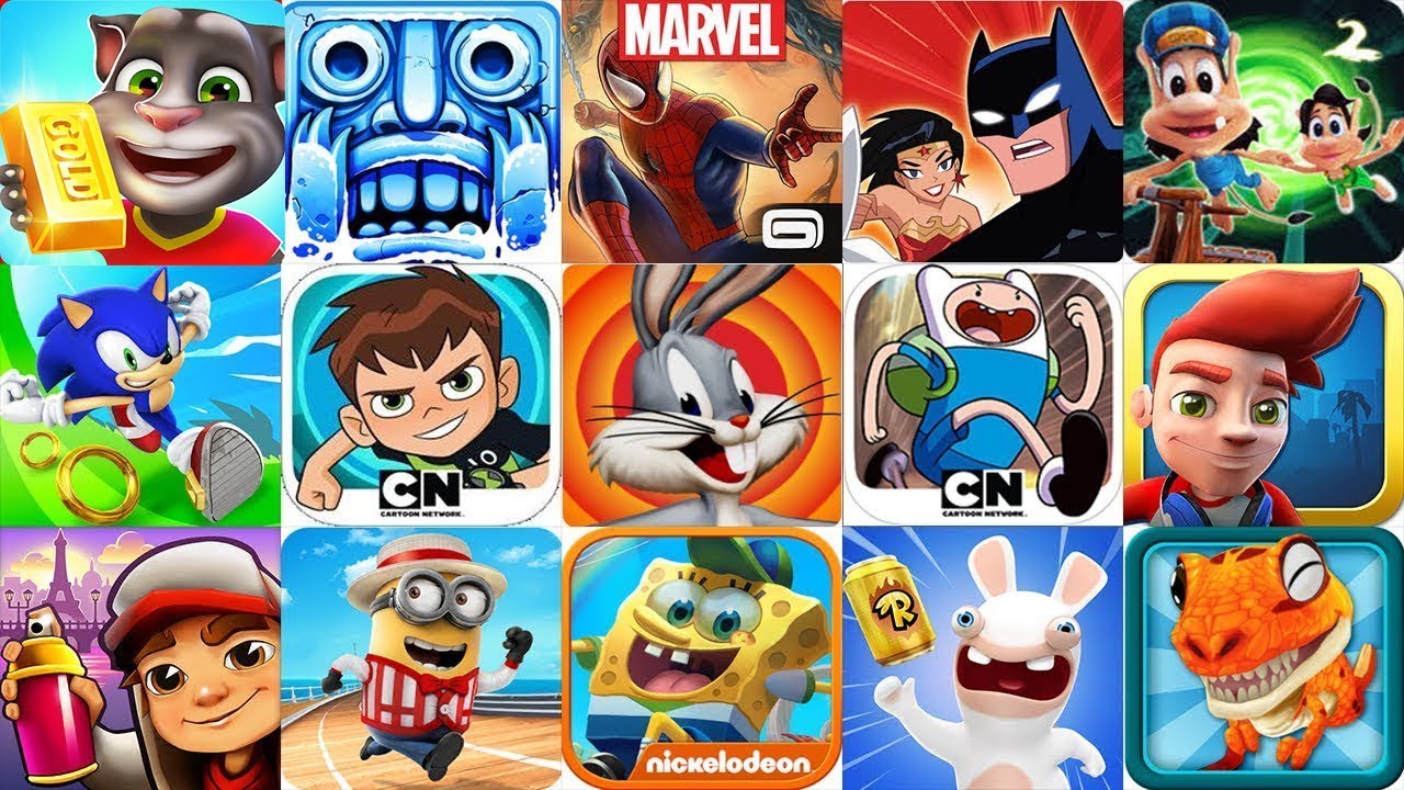 Subway Surfers vs (Talking Tom Gold Run Agent Dash Masha Run Temple Run 2 Sonic Dash Minion Rush)
