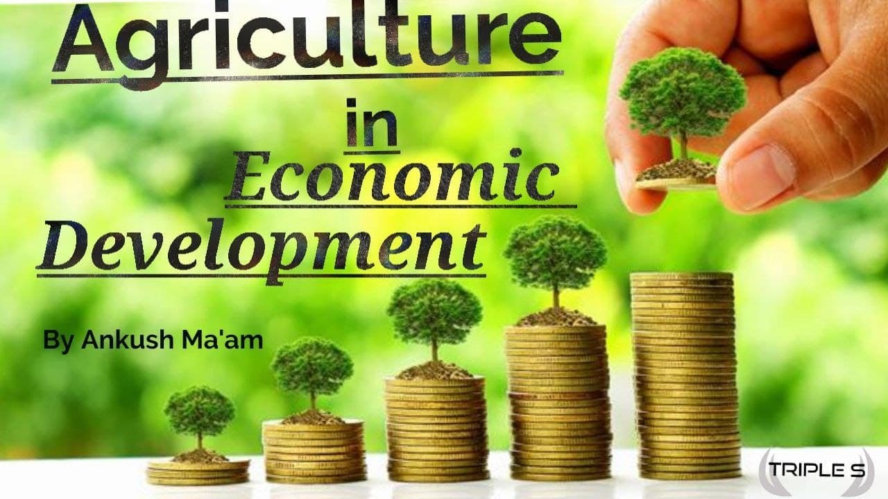 Agriculture in Economic Development || Important MCQs By Ankush Ma'am for JKSSB JKPSC UPSC Exams