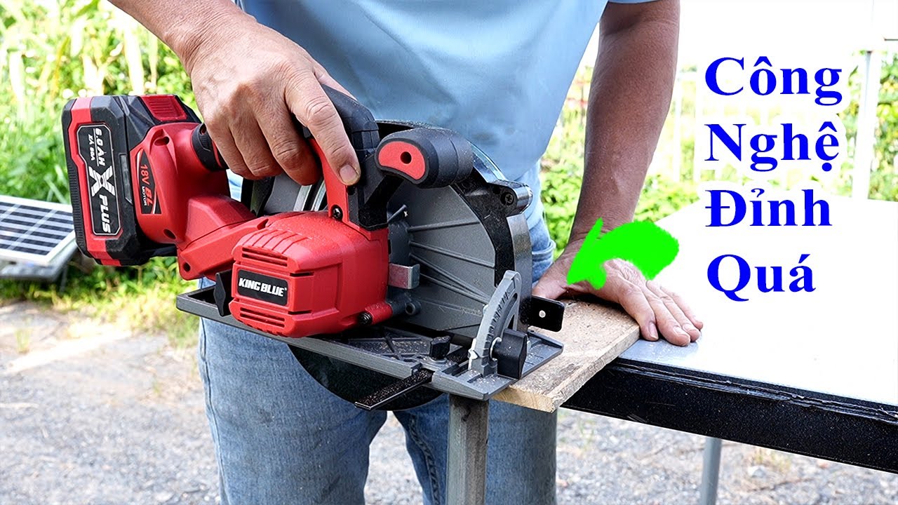 công nghệ máy cắt gỗ kiêm cắt sắt quá đỉnh, máy cắt gỗ cầm tay kingblue chống bụi quá đỉnh