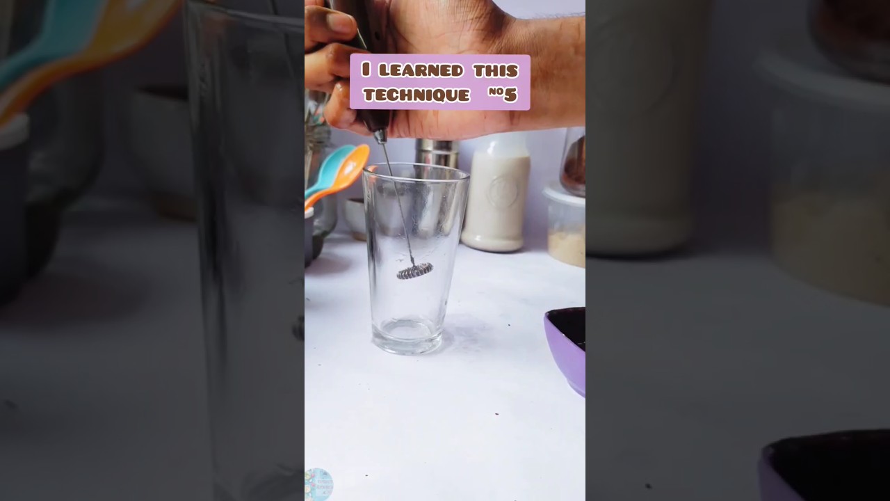 HOW to decorate coffee glass part 5 #shorts #coffee #coffeetechnique#coffeeshop
