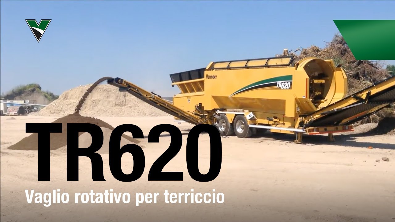 Vaglio rotativo Vermeer TR620 - terriccio