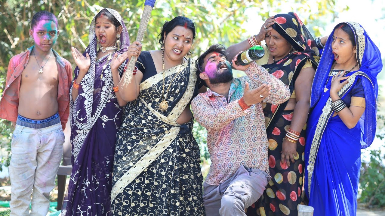 शराबी के होली।। रोली जौनपुरिया अवधी कॉमेडी वीडियो।।