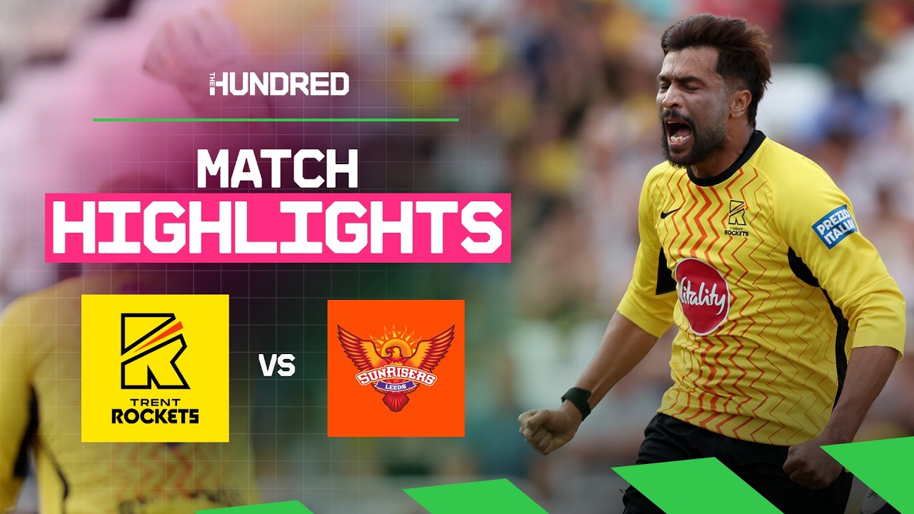 MARVELOUS Mohammad Amir steers Rockets to victory 😮&zwj;💨 | Trent Rockets v SunRisers Leeds Highlights