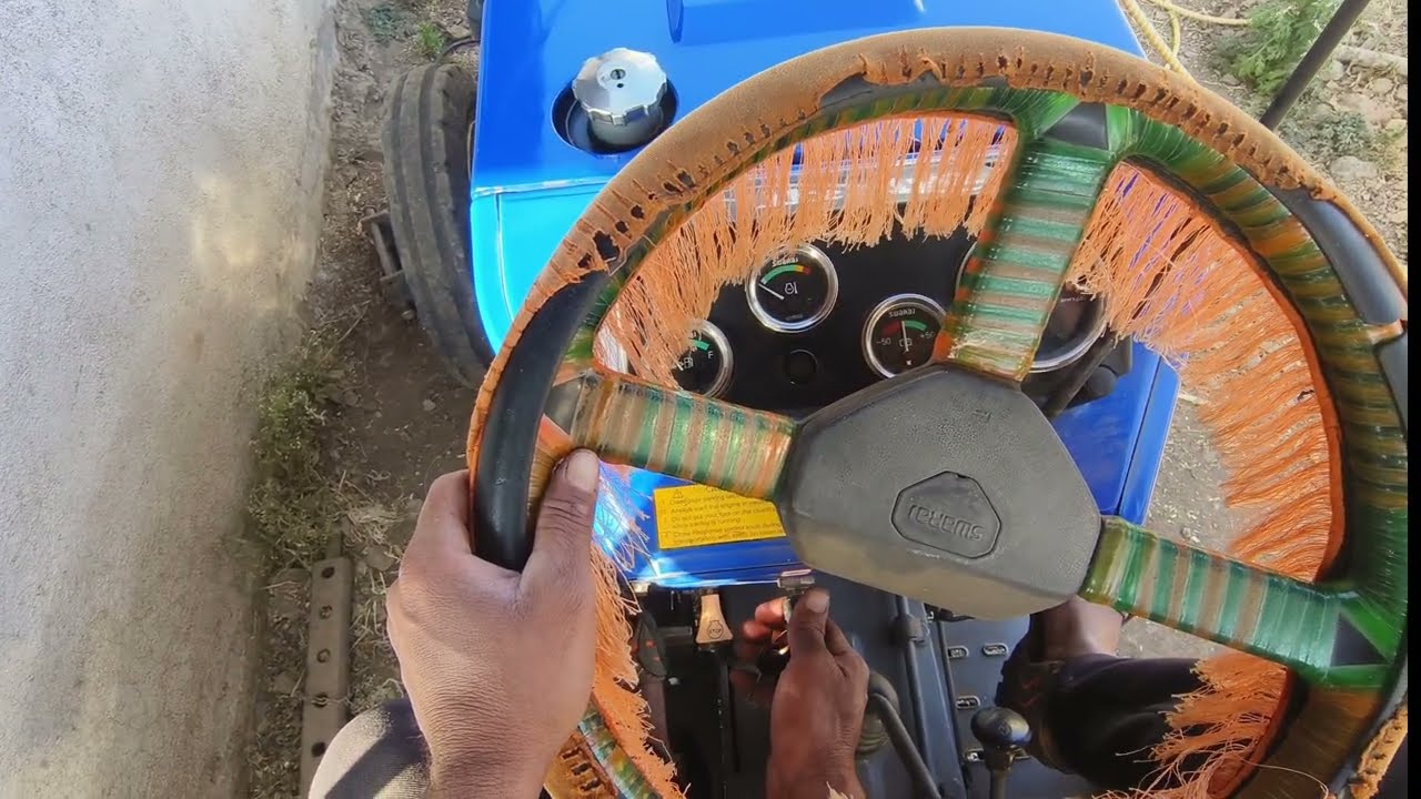POV 4K ASMR Tractor Driving Through Deep Mud | Real Farming Experience