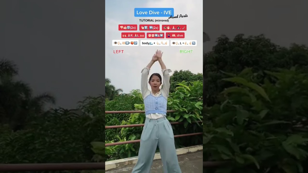 [TUTORIAL] &ldquo;Love Dive&rdquo; - IVE(아이브) Hand Parts Tutorial by @patriciafebriola