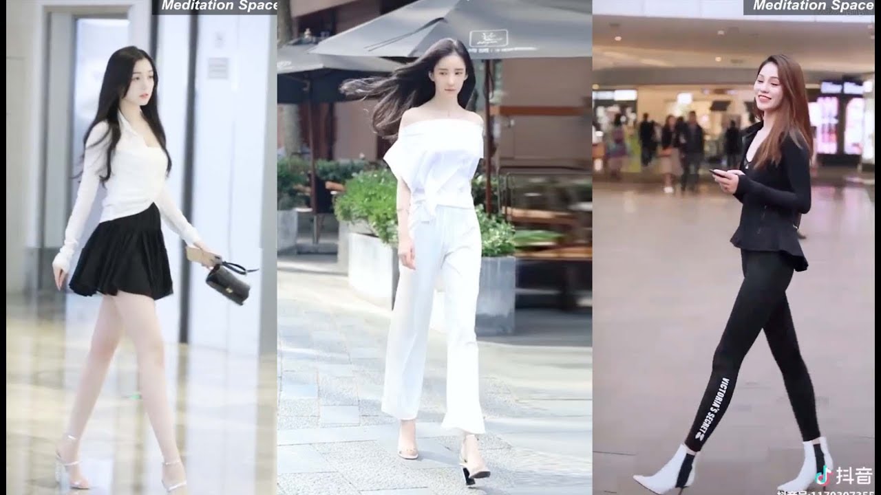 【 Tik Tok China 】 #7  Chinese Girls Fashion Style on The Street!