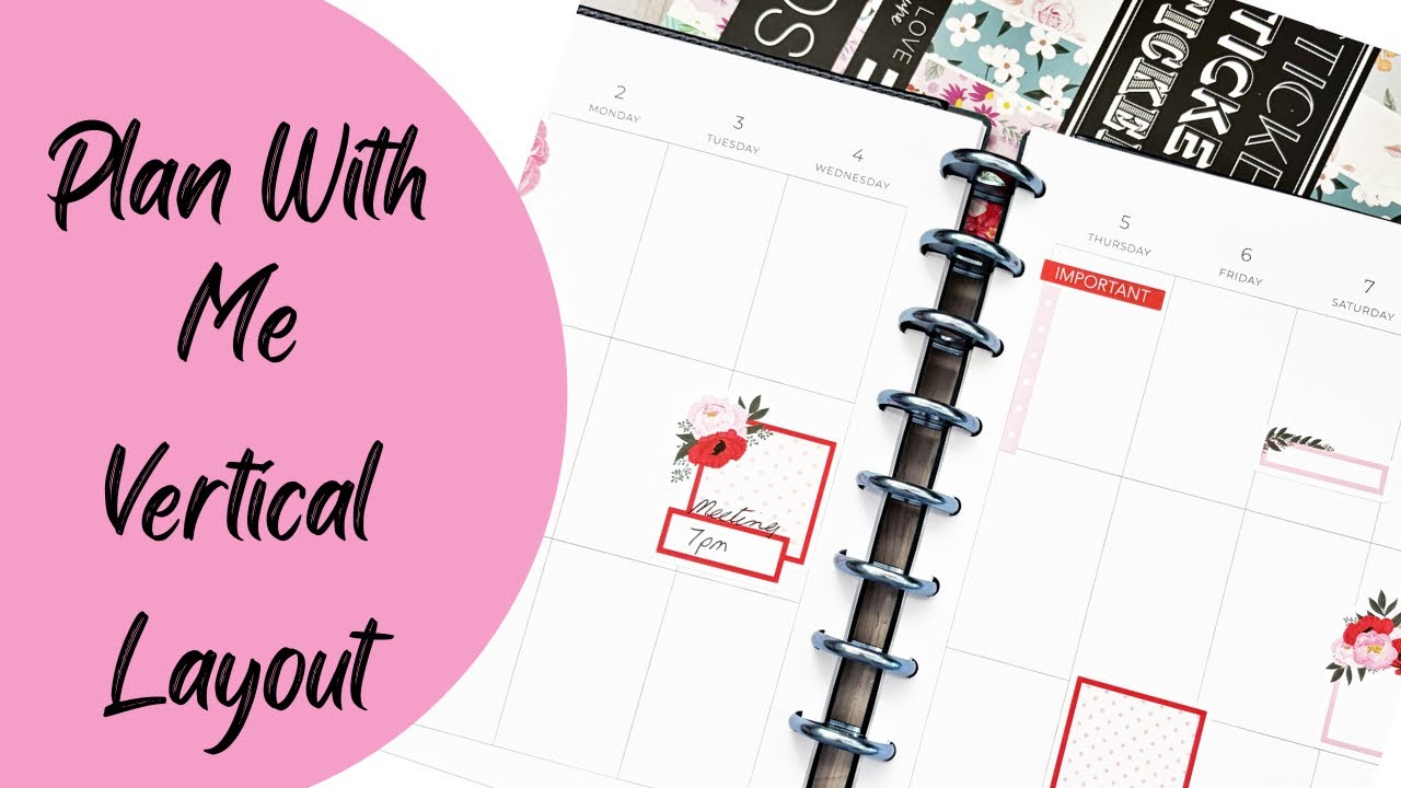 Plan With Me/Catch All Vertical Planner