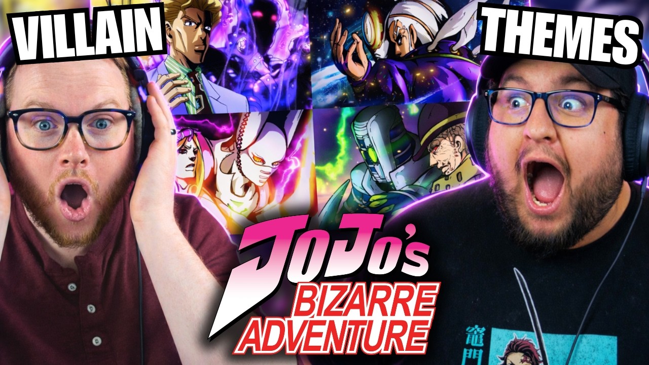 Участники сообщества JoJo's NOOBS реагируют на все темы злодеев JoJo (Часть 1-8)
