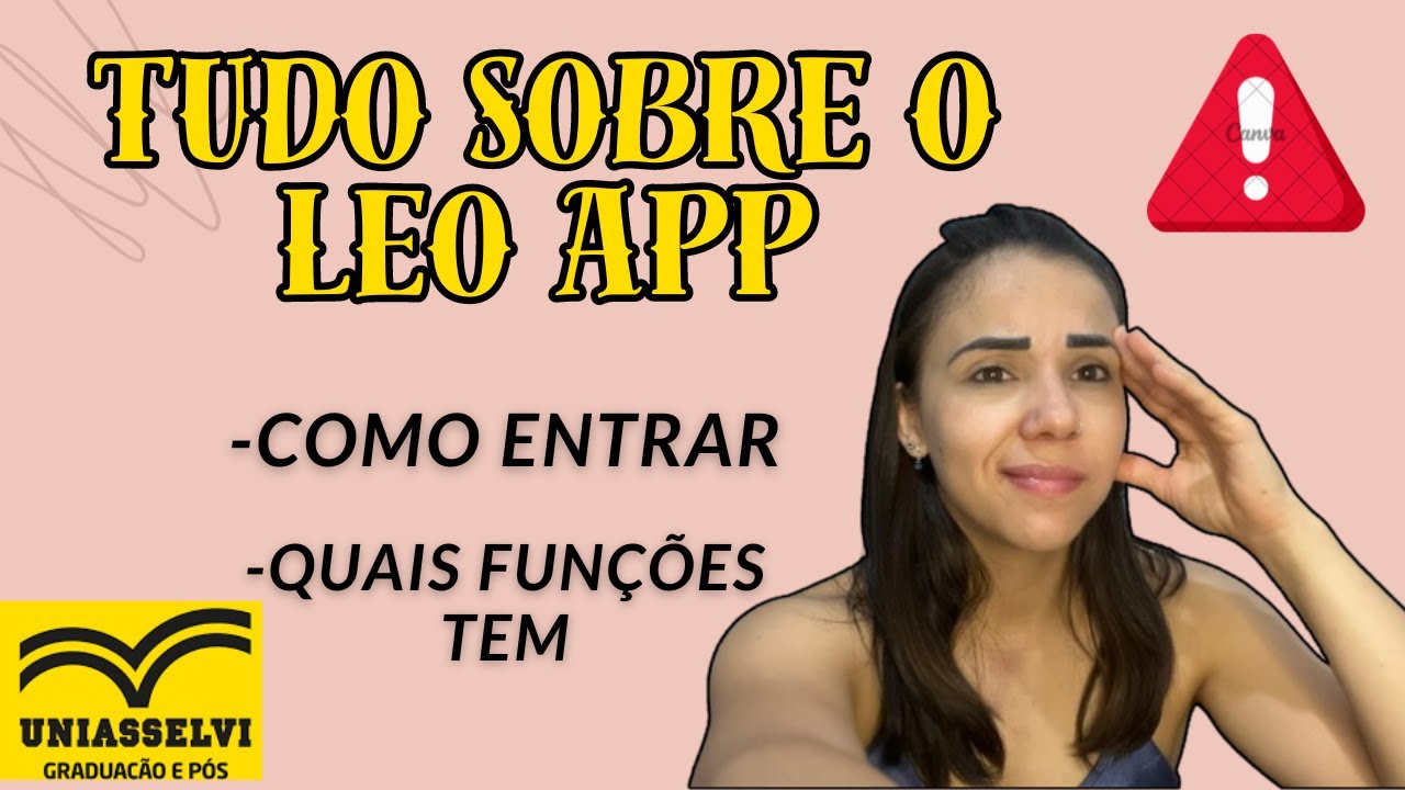 PRIMEIRA Vez No LEO APP - Quais as Funções? Como Mexer? UNIASSELVI / Saah Cardoso