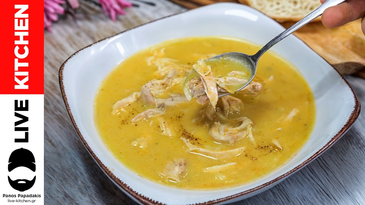 Куриный суп Avgolemono 🍋 Лучший рецепт комфортной еды для гарантированного успеха