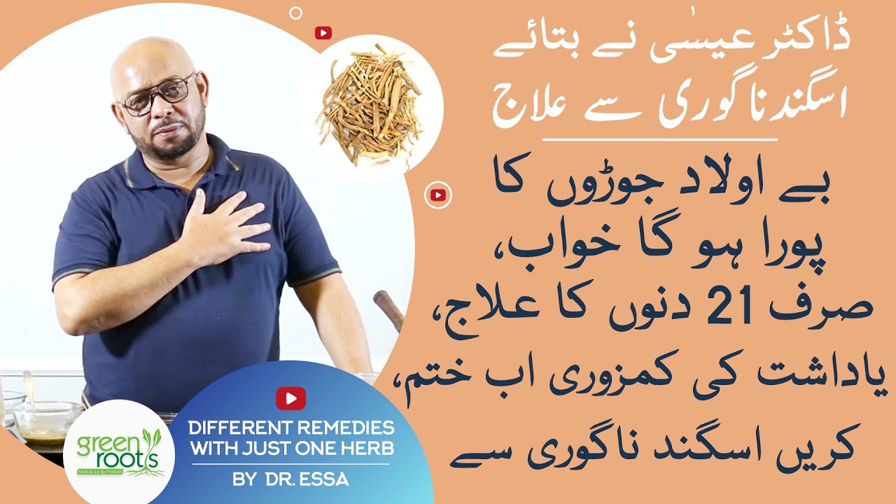 Benefits and Remedies of Asgandh Nagori By Dr Essa | Baby Conceive | Improve memory | Man's Power