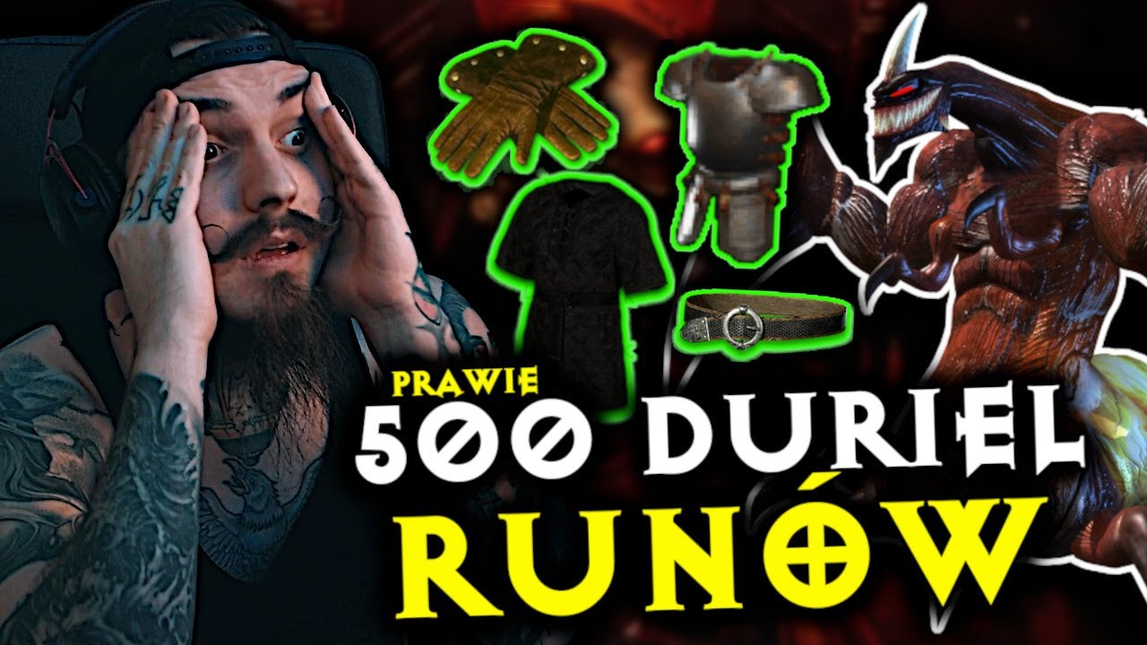 CHORE Dropy z 500 Duriel Run&oacute;w w Project Diablo 2