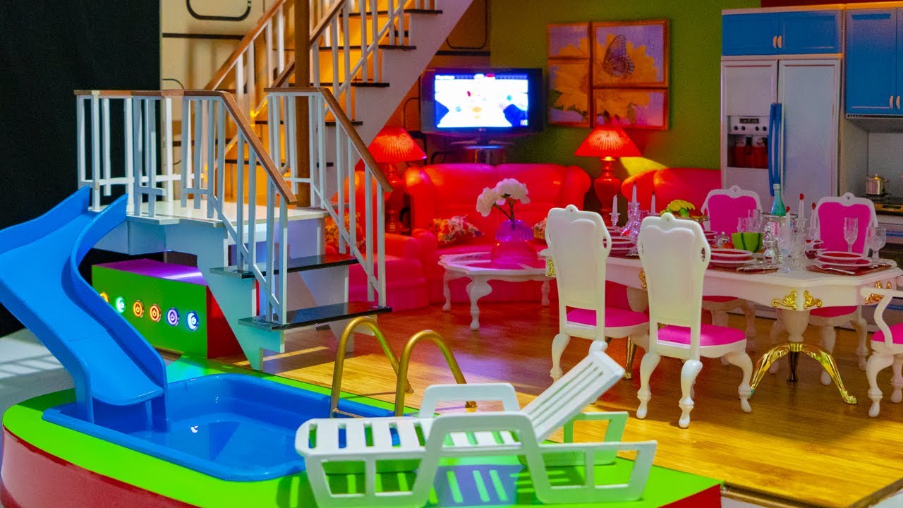 КАК СДЕЛАТЬ МИНИАТЮРНЫЙ ДОМ ДЛЯ КУКЛЫ БАРБИ