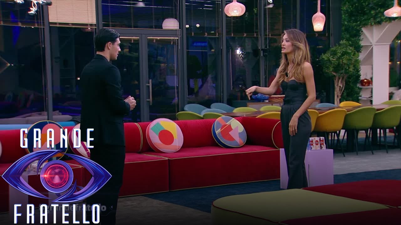 Grande Fratello - Il confronto tra Helena Prestes e Lorenzo Spolverato