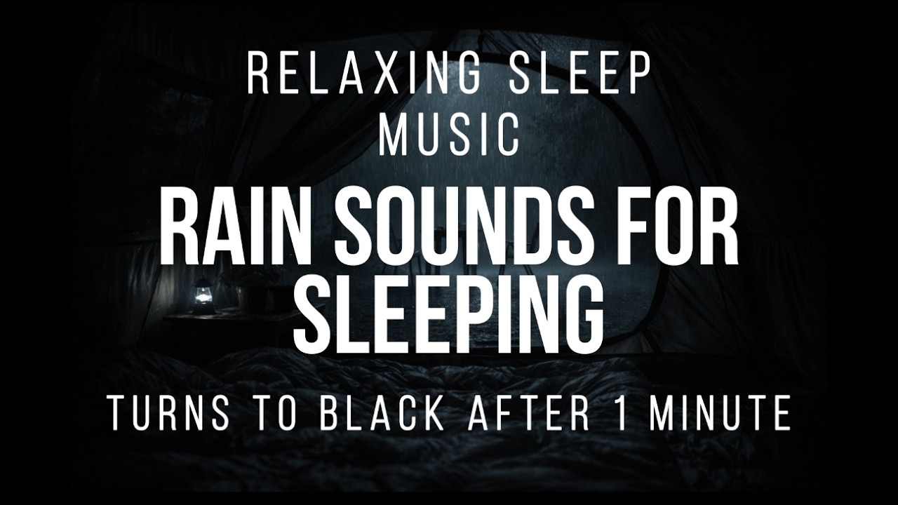 Relaxing Sleep Music - Peaceful Instrumental for Insomnia & Stress Relief (33 Minutes Rain Sounds)