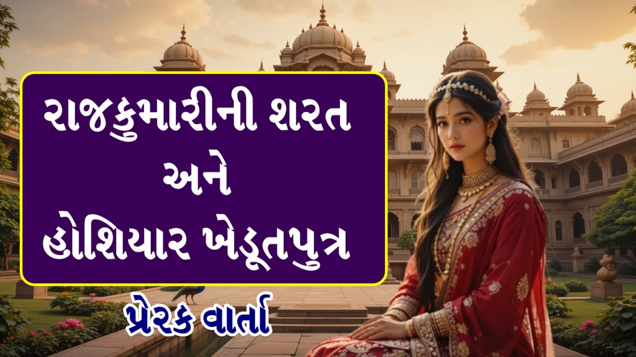 The Clever Farmer&rsquo;s Son and Princess ~ Motivational Moral Story in Gujarati