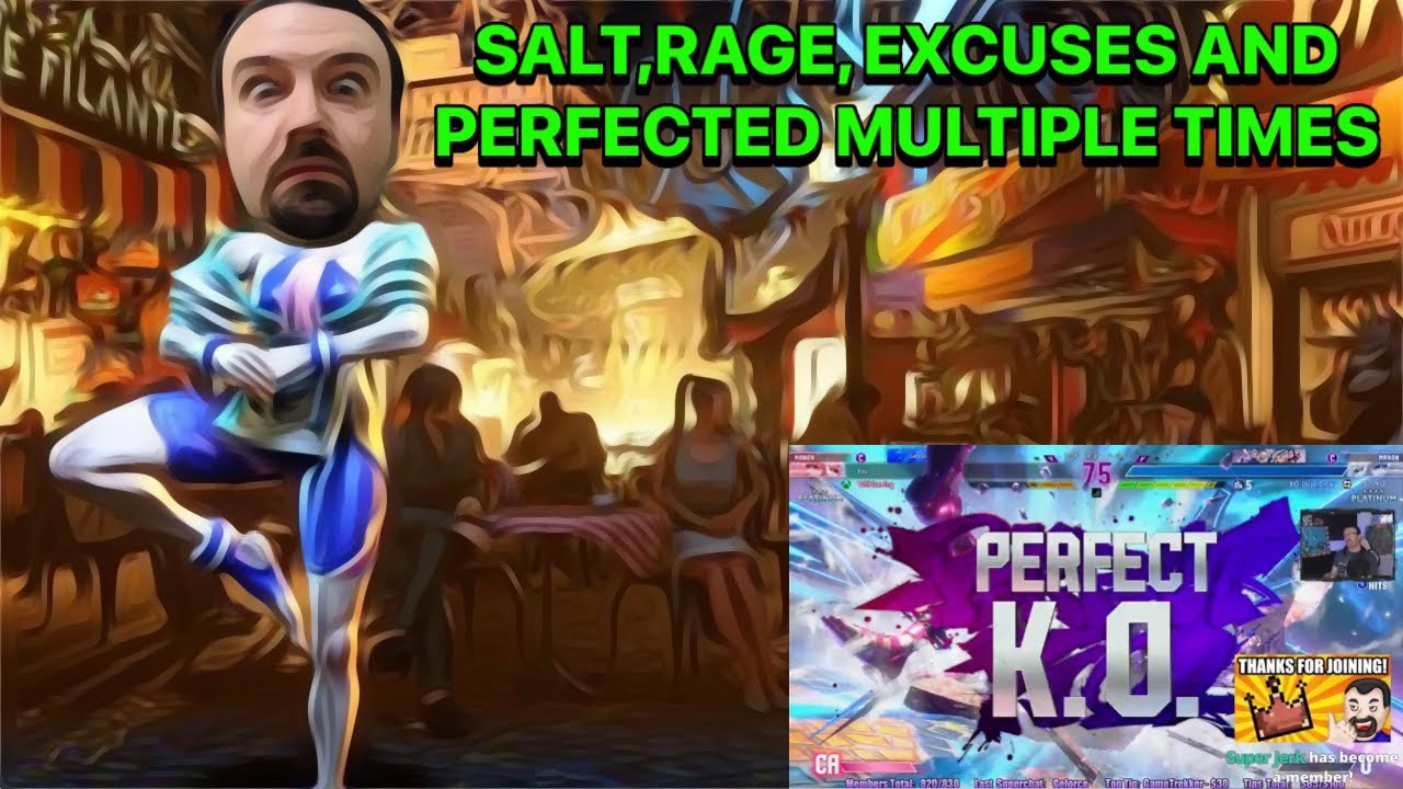 DSP Gets Perfected Multiple Times On Salty Street Fighter 6 Stream