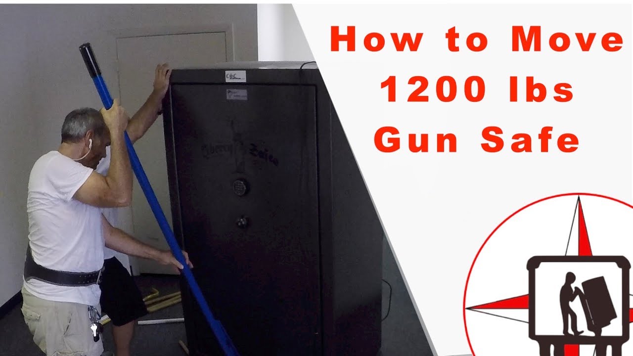 HOW TO MOVE A MONSTER GUN SAFE. MUST WATCH! 