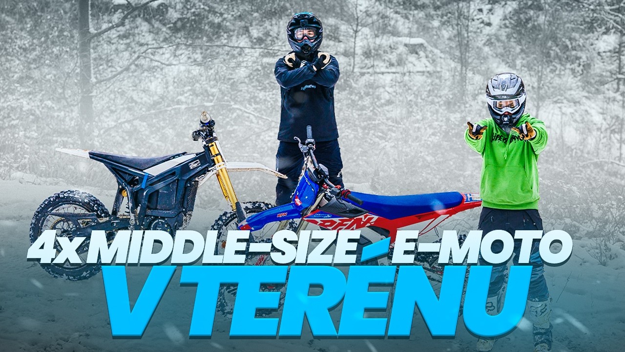 4× middle-size e-moto: Komodo vs Ultra Bee vs Zero XE vs RFN Warrior (novinka!)