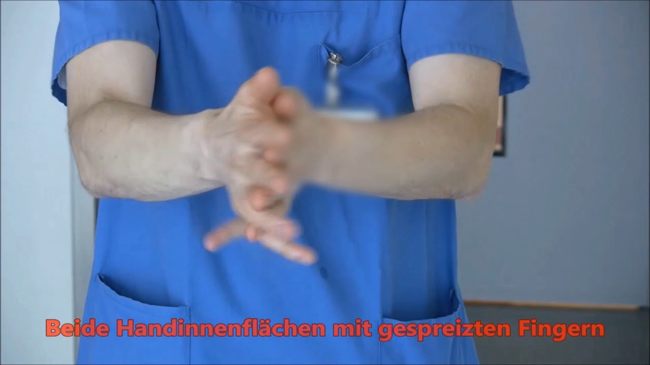Hand in Hand - mach mit! Richtige Händedesinfektion